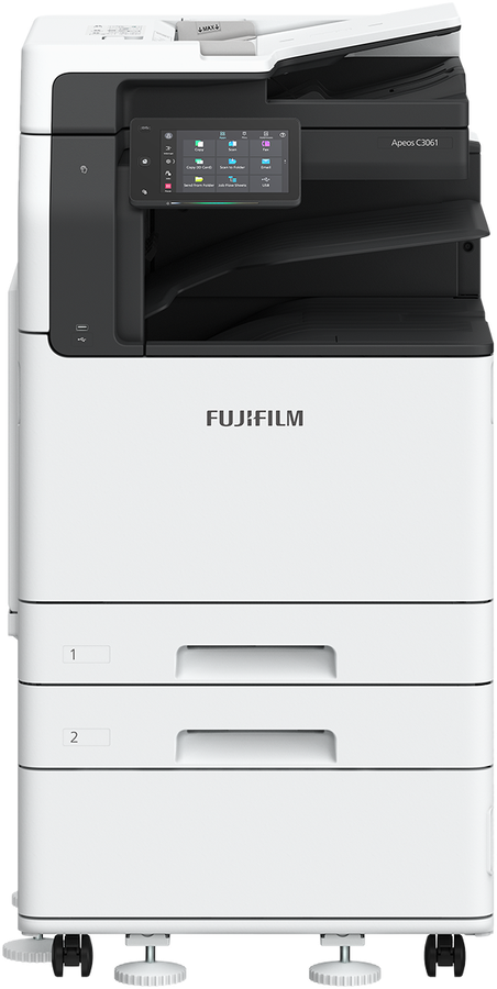 เครื่องถ่ายเอกสาร FUJIFILM Apeos C3061 มองจากด้านหน้า