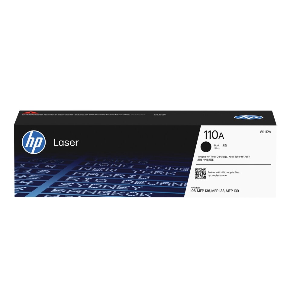 HP 110A / 112A สีดำ · W1112A