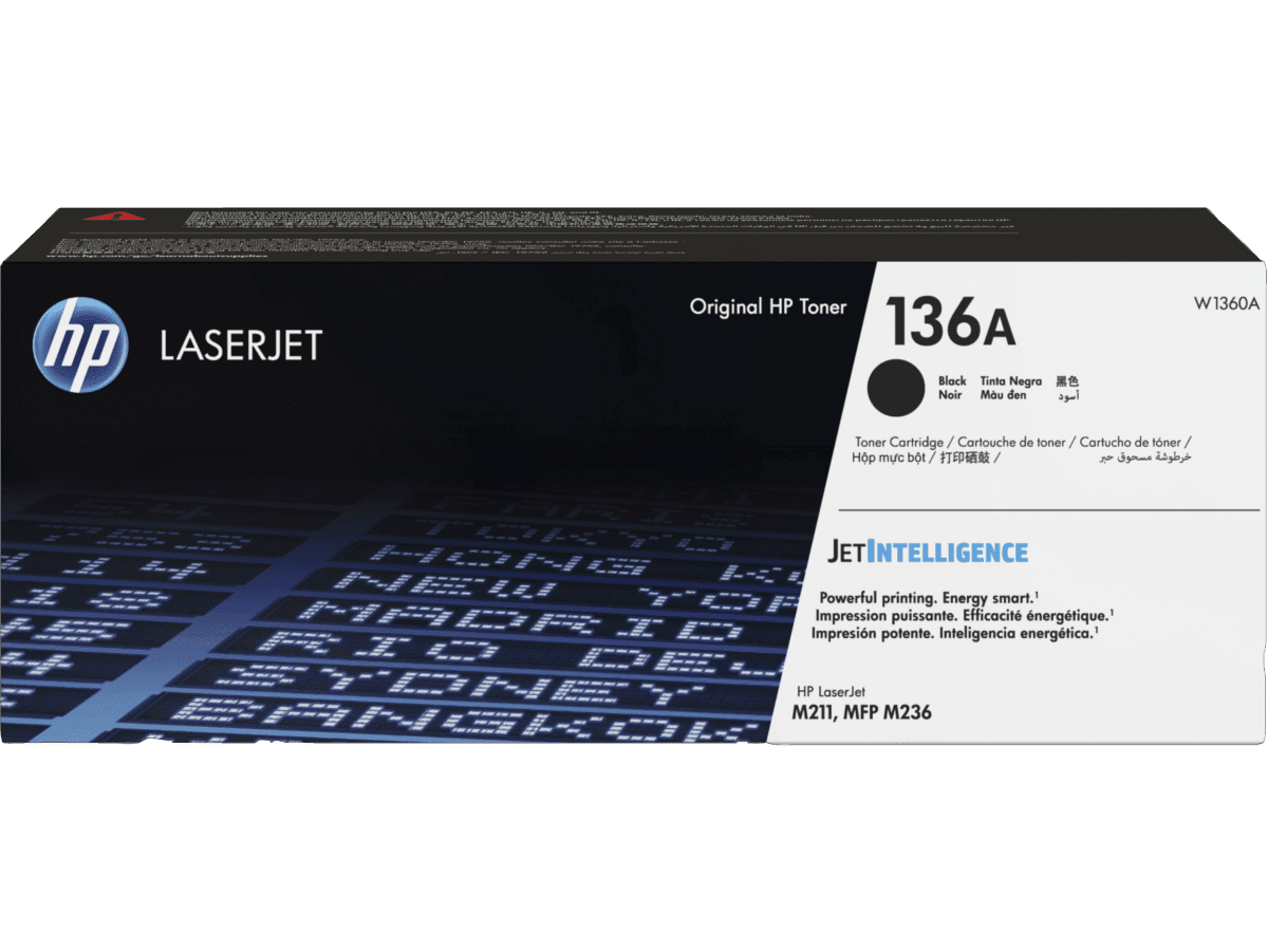 HP 136A สีดำ · W1360A