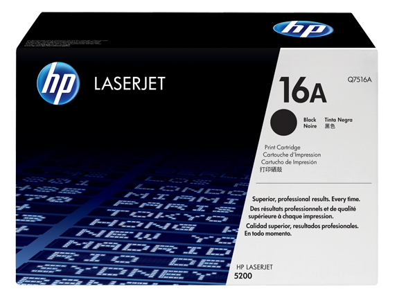 HP 16A สีดำ · Q7516A