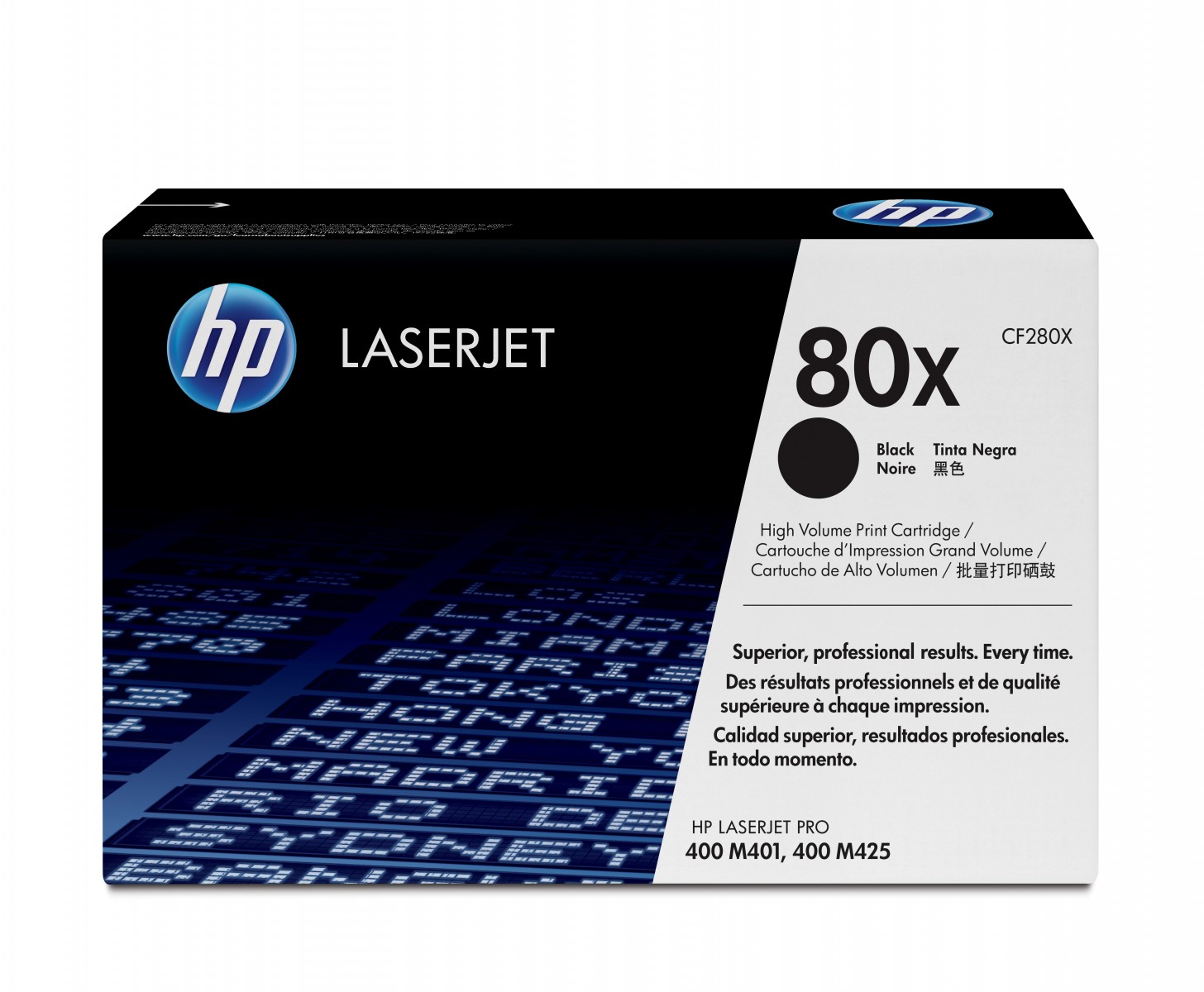 HP 80X สีดำ · CF280X