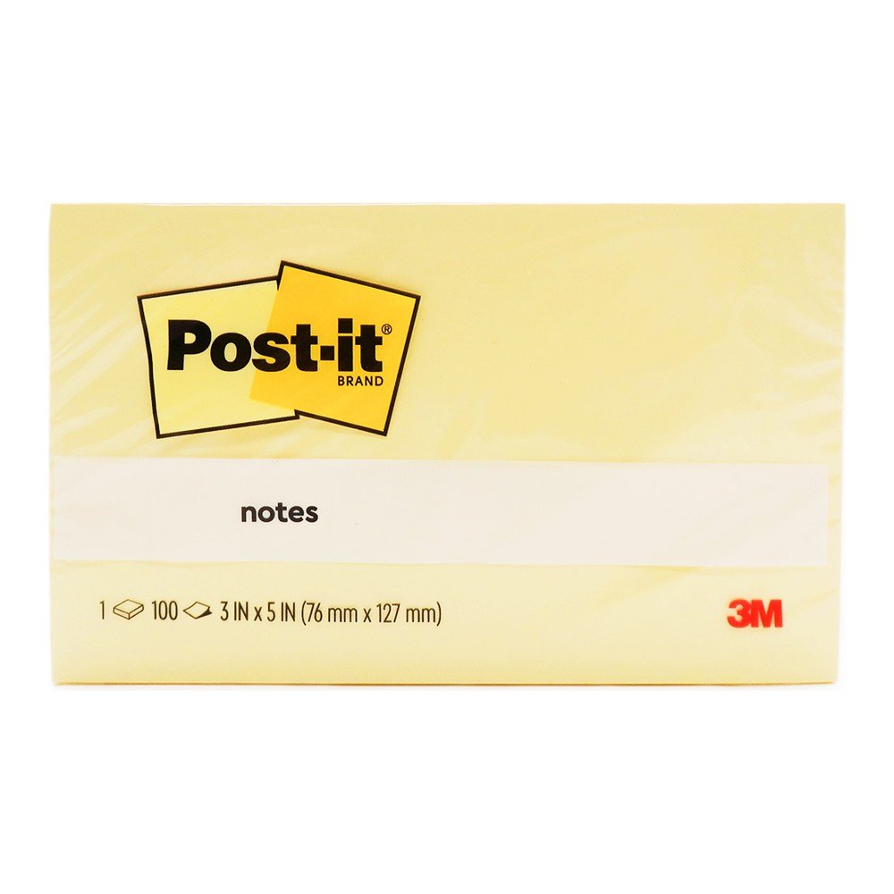 กระดาษโน้ต Post-it 655 สีเหลือง 3x5 นิ้ว