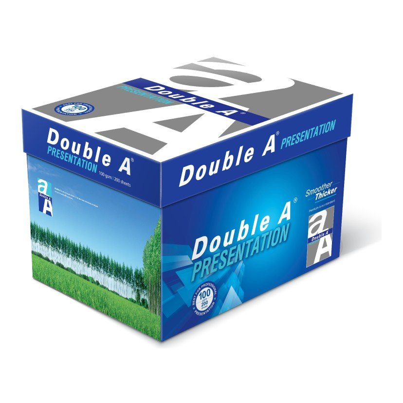 กระดาษการ์ดขาว Double A A3 100 แกรม