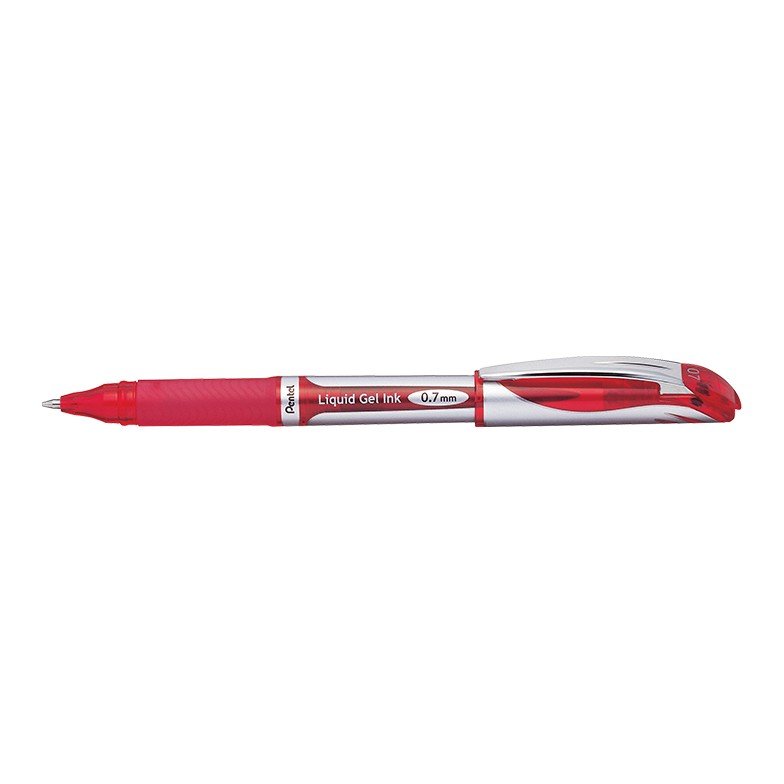 ปากกาหมึกเจลแบบปลอก คลิปเงิน หัวเข็ม Pentel รุ่น BL57