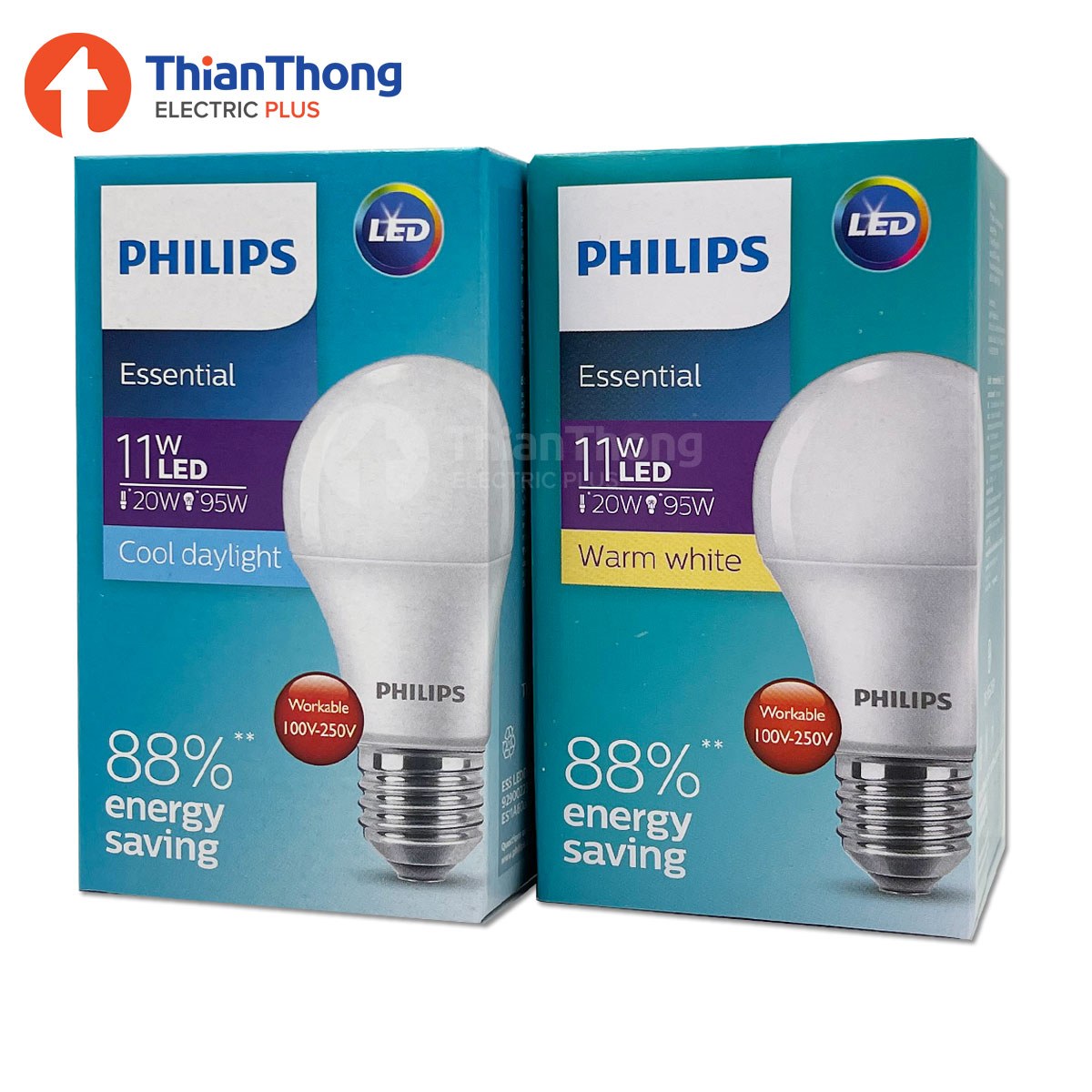 หลอดไฟ LED Bulb 11W ขั้ว E27 Daylight